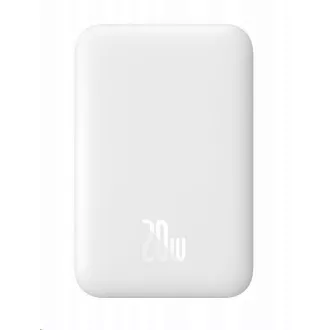 Baseus powerbank cu încărcare wireless 6000 mAh (compatibil MagSafe), alb