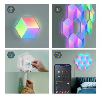 Govee Glide Hexa Pro LED Smart - 10 bucăți