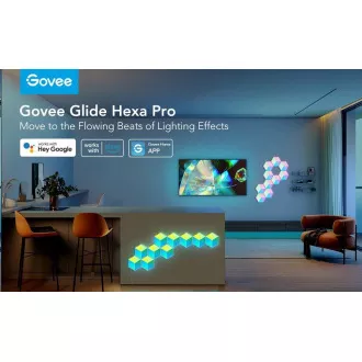 Govee Glide Hexa Pro LED Smart - 10 bucăți