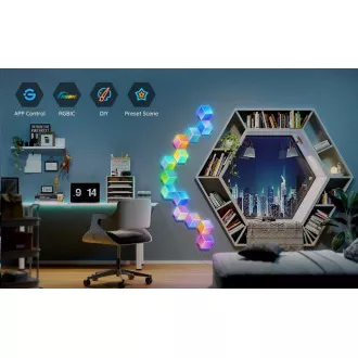 Govee Glide Hexa Pro LED Smart - 10 bucăți