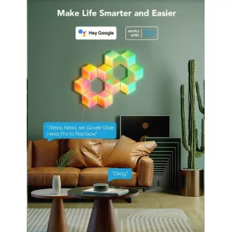 Govee Glide Hexa Pro LED Smart - 10 bucăți