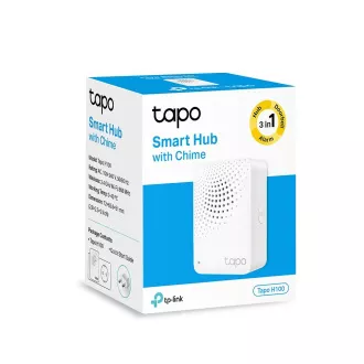 TP-Link Tapo H100 WiFi Smart IoT Hub Tapo cu sonerie (2, 4GHz, certificat Matter)