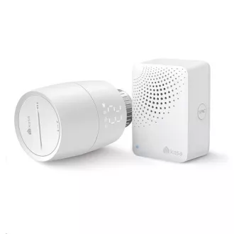 TP-LINK Kasa KE100 KIT Matter - Set de bază de supapă termostatică inteligentă pentru radiator Kasa KE100+KH100