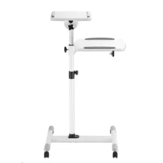 Cărucior pentru proiector/laptop MANHATTAN, gri și alb Cărucior pentru proiector/laptop MANHATTAN, gri și alb