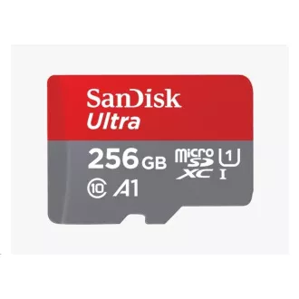Card SanDisk MicroSDXC 256GB Ultra (150 MB/s, A1 Class 10 UHS-I)   adaptor
