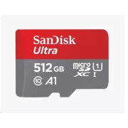 Card SanDisk MicroSDXC 512GB Ultra (150 MB/s, A1 Class 10 UHS-I)   Adaptor