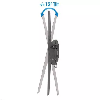 MANHATTAN Suport de perete TV (37" - 70"), înclinat, negru