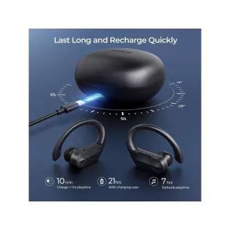 MPOW Flame Solo - căști bluetooth sport, negru