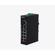 Dahua PFS3211-8GT-120-V2, switch desktop neadministrat cu 11 porturi și 8 porturi PoE