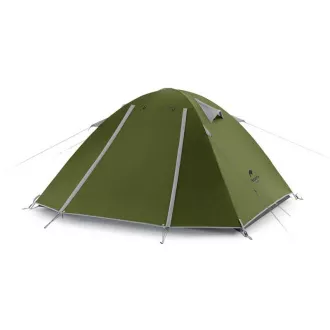 Cort Naturehike P3 pentru 2-3 persoane, greutate 2300g - verde închis