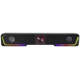 Difuzoare SPEED LINK GRAVITY RGB Soundbar stereo, negru