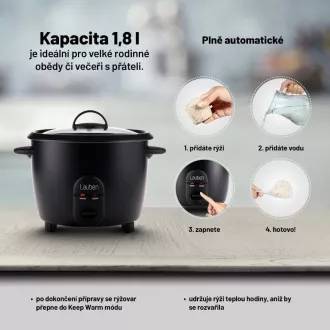 Lauben Rice Cooker 1800BC - aparat de gătit orez Lauben Rice Cooker 1800BC - aparat de gătit orez