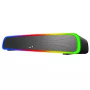 Difuzoare GENIUS USB SoundBar 200BT/ Bluetooth/ jack de 3,5"/ 4W/ RGB/ negru