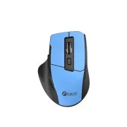 Mouse C-TECH Ergo WM-05, 1600DPI, 6 butoane, USB, albastru