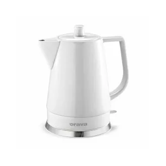Fierbător electric Orava VK-3813 W, 1500 W, 1,5 l, ceramică, oprire automată, alb