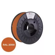 C-TECH Fir de imprimare (filament) PREMIUM LINE, ASA, galben-portocaliu, RAL2000, 1, 75mm, 1kg