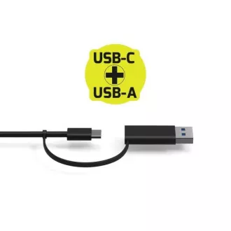 Stație de andocare PORT 8in1, USB-C/A, 2x 2K, dual video, HDMI, Ethernet, jack de 3,5 mm Stație de andocare PORT 8in1, USB-C/A, 2x 2K, dual video, HDMI, Ethernet, jack de 3,5 mm