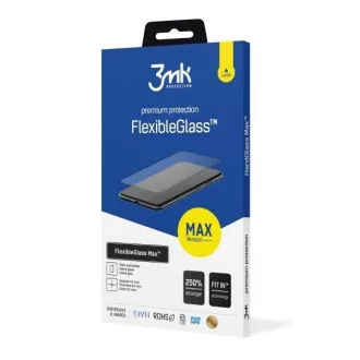 Sticlă hibridă 3mk FlexibleGlass Max pentru Apple iPhone 14 Pro Max, neagră