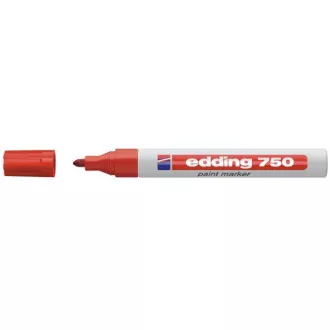 Marker Edding 750 lacuit rosu 2-4mm