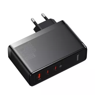 Adaptor de încărcare rapidă Baseus GaN5 Pro 2x USB-C   USB-A 140W negru