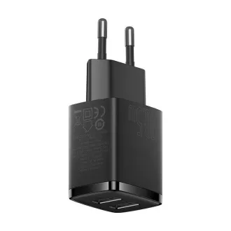 Baseus Compact Charger 2U 10.5W negru Baseus Compact Charger 2U 10.5W negru
