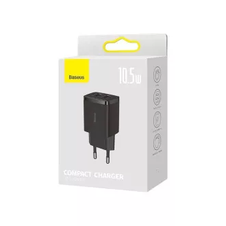 Baseus Compact Charger 2U 10.5W negru Baseus Compact Charger 2U 10.5W negru