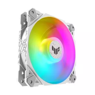 Ventilator ASUS TUF GAMING TF120 ARGB WHITE, ventilator de 120mm pentru carcasă PC