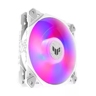 Ventilator ASUS TUF GAMING TF120 ARGB WHITE, ventilator de 120mm pentru carcasă PC