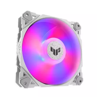 Ventilator ASUS TUF GAMING TF120 ARGB WHITE, ventilator de 120mm pentru carcasă PC