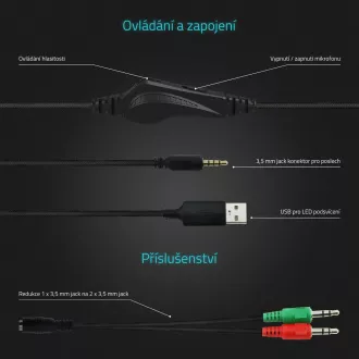 LAMAX Heroes Defender1 - căști - negru