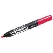 Marker Centropen 8566 permanent roșu cu vârf cilindric roșu 2,5 mm