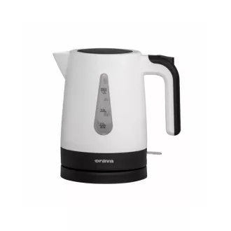 Fierbător electric Orava VK-2015, 1200 W, 1,2 l, oprire automată, alb/negru Fierbător electric Orava VK-2015, 1200 W, 1,2 l, oprire automată, alb/negru