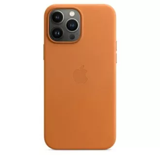 APPLE iPhone 13 Pro Max husă din piele cu MagSafe - maro auriu