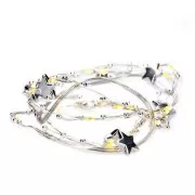 Lanț cu LED-uri Solight cu decorațiuni, lanț cu 20 de LED-uri, 1m, 2x AA, IP20