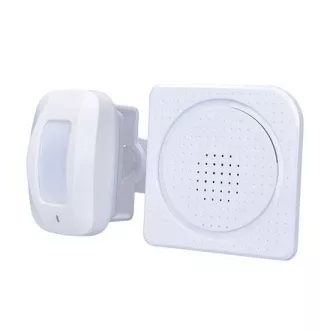 Solight Detector de mișcare/gong fără fir, senzor PIR extern, alimentat cu baterii, alb Solight Detector de mișcare/gong fără fir, senzor PIR extern, alimentat cu baterii, alb