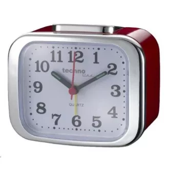 Ceas deşteptător analog TechnoLine Modell XL, roşu