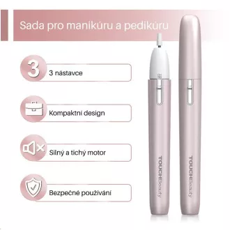 TOUCHBeauty 2035 Polizor de manichiură și pedichiură 3 în 1