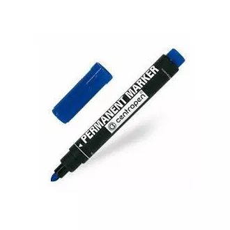 Marker Centropen 8566 albastru permanent cu vârf cilindric 2,5 mm