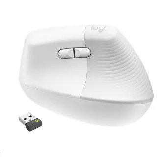 Logitech Lift Vertical Ergonomic Mouse pentru afaceri, Mac, alb/galben/gri pal Logitech Lift Vertical Ergonomic Mouse pentru afaceri, Mac, alb/galben/gri pal