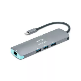 Stație de andocare portabilă 8 în 1 USB-C DICOTA USB-C 4K HDMI/PD 100W