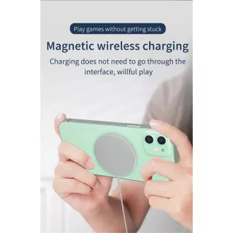 1stCOOL Wireless QI Charger 15W, portabil, magnetic, compatibil MagSafe, negru