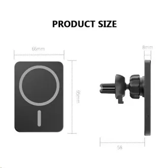 1stCOOL Wireless QI Charger 15W, magnetic, compatibil MagSafe, negru 1stCOOL Wireless QI Charger 15W, magnetic, compatibil MagSafe, negru