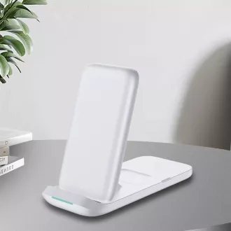 1stCOOL Wireless QI Charger 3in1, pliabil, compatibil Apple, alb
