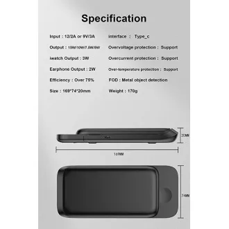 1stCOOL Wireless QI Charger 3in1, pliabil, compatibil Apple, negru 1stCOOL Wireless QI Charger 3in1, pliabil, compatibil Apple, negru