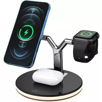 1stCOOL Stație de încărcare wireless QI 3in1, compatibilă cu MagSafe
