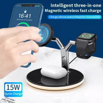 1stCOOL Stație de încărcare wireless QI 3in1, compatibilă cu MagSafe