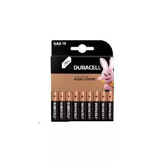 Baterii Duracell Basic 2400 K18 AAA Duralock, pachet de 18