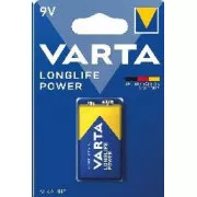Varta 6LR61/1BP Longlife POWER 9V (ENERGIE ÎNALTĂ) 6LP3146