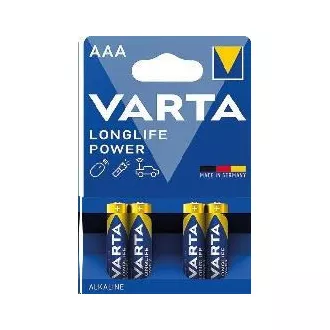 Varta LR03/4BP Longlife POWER (ENERGIE ÎNALTĂ) (Blister 4 buc.)