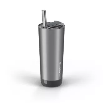HidrateSpark Pro Tumbler - Sticlă de hidratare inteligentă, 592 ml, oțel inoxidabil
